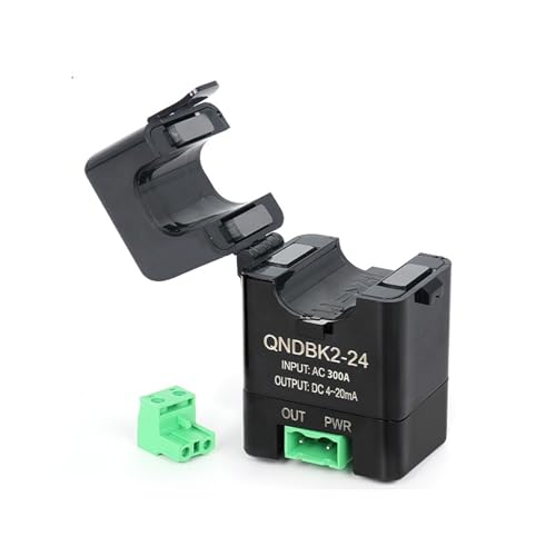 Transmisor de corriente de núcleo dividido QNDBK2-24 CA 150A con salida de 4-20mA, 1 unidad