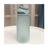 Carafes Grandes bouteilles d'eau givrées débit rapide BPA Bouteille sportive gratuite et fuite avec poignée intégrée, tasses en plastique portables, étudiants Carafe Eau (Color : D, Size : S)
