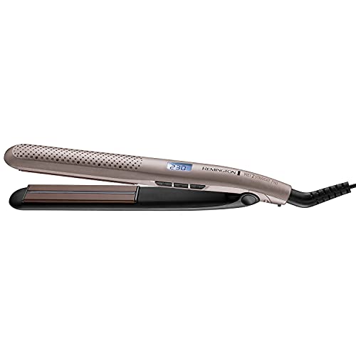 Remington Wet2Straight Pro Hair Straighteners for Women - Wet and Dry Modes with Exclusive Venting System; S7970 Bronze