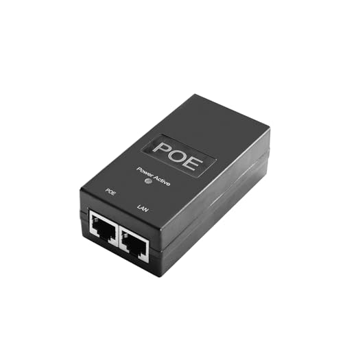 POE Injector -2Port Poe for 48V24W with IEEE802.3i 10 Base-T IEEE802.3i 100 Base-TX IEEE802.3X Flow Control