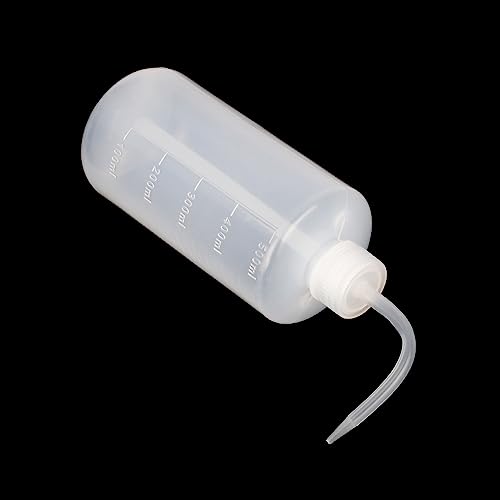 Flacons de lavage LDPE à ouverture étroite Stonylab 500 ml souples et étanches