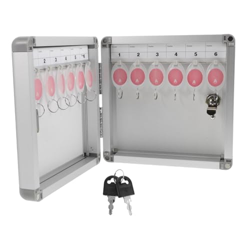 Design ad alta sicurezza: le caratteristiche antifurto e anti-leva garantiscono una conservazione sicura delle chiavi. Ideale per aree ad alta sicurezza, questa soluzione di gestione delle chiavi mantiene le chiavi nizzate e protette. Perfetto per bloccare le chiavi in casa o in ufficio, offrendo tranquillità ad ogni uso. Migliora la tua sicurezza con questa affidabile opzione di archiviazione delle chiavi.
