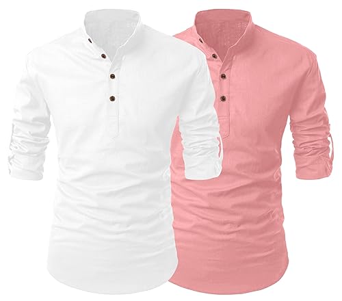 Image of FINIVO FASHION Men's Solid Regular Fit Kurta