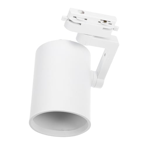 Abaodam LED Track Lighting Fixture Dimmable Spotlight with Efficient Heat Dissipation Easy Installation for Use Durable Construction White Shade for Sustainable Living