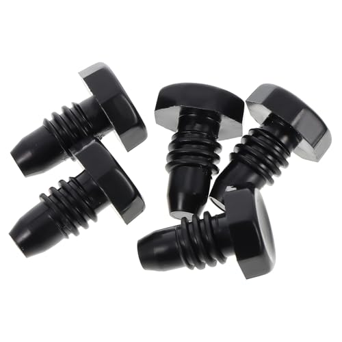 PRETYZOOM 5pcs Billiard Cue Tail Covers Lightweight Plastic Cue Bottom Protection Wear-Resistant Tail Plugs Portable Pool Stick Accessories for Billiard Players