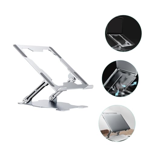 Base Ajustable de Metal para Portátil Plata miniatura 4