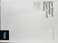 Law School Essentials Upper-Level Review 2018-2019 Edition 1946020729 Book Cover