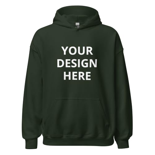 Image of Maydear Custom Hoodie Unisex Pullover Sweatshirt | Personalized with Photo, Logo or Text, For Men & Women