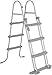 Produktbild Brandsseller Poolleiter Einstiegshöhe 110cm Pooltreppe Sicherheitsleiter Leiter Schwimmbad Beckenleiter 2 x 3 Stufen