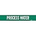 Brady 7224-1HV, 91752 Self-Sticking Vinyl Pipe Marker, (Pack of 25 Cards)