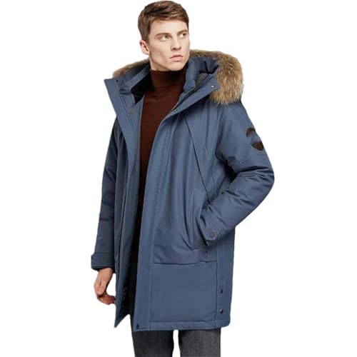 Veste d'hiver chaude à capuche homme grande taille contre le froid