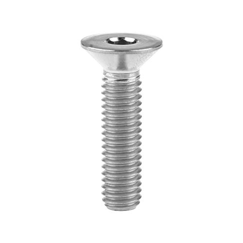 Wanyifa M6FLAT Titanium Ti M6X10 15 20 25 30 35 40 45Mm Countersunk Flat Head Hex Socket Cap Screw Bolt Pack Of 4  thumb #6