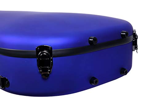 Image of Crossrock 8lb Ultra-Light Fiberglass Case for OM, Martin 000 Guitars-TSA Latch(CRF5020OMBL)