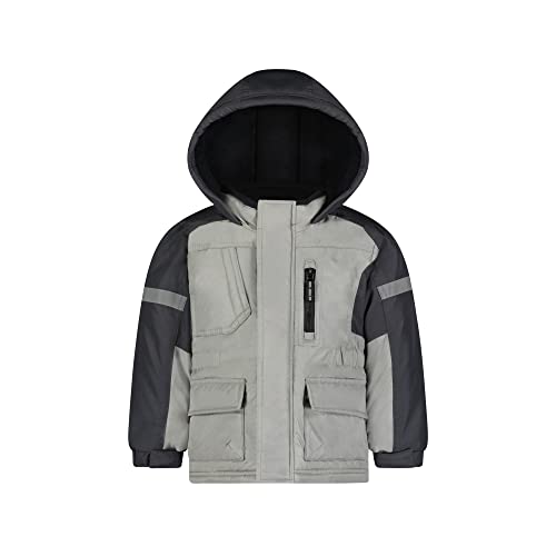 London Fog L221ES39-AN Boys' Water Resistant Two-Piece Winter Snowsuit - Includes Snowsuit + Hooded Fleece Lined Jacket thumb #1