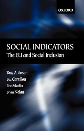 Social Indicators: The EU and Social Inclusion book cover
