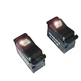* Getestet, Funktion. Autoteile und Zubehör 2 PC-Fenstersteuerung Schalter Beleuchtet Lifter Knopf gepasst for Mercedes-Benz SL R107 1974-1989 OE 0008203510 Autoschalter und Relais