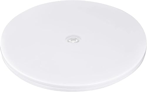 MECCANIXITY Soporte giratorio de 9 pulgadas con rodamientos de bolas de acero, base giratoria Lazy Susan para gabinetes de esquina de cocina, color