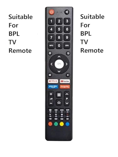Image of Compatible for BPL Tv Remote Control Suitable for Smart Android 4k LED UHD HD bpl Television with OTT Hotkeys Without Voice Command (Please Match Old Remote Before Order)