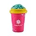 Chill Factor Color Shock Slushy Maker Perfectly Pink - Reusable Slushy Maker Cup Homemade Slushies Squeeze Cup Slushy Maker Kitchen Toys