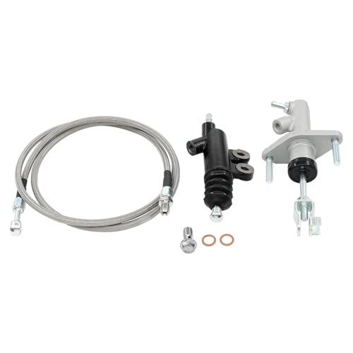 DriveFix Clutch Master Cylinder Slave Cylinder and Clutch Line Assembly for Honda Civic 1992-2000 Acura Integra 1994-2001