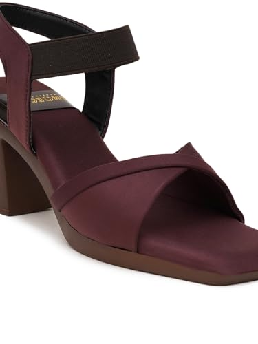 Image of Women's Shimmerstep Heel Sandal Comfortable Cushioned Footbed Adjustable Straps Anti-Slip Outsole Stylish & Elegant Design For Girls /Ladies