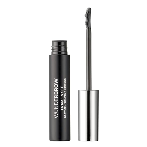 Wunderbrow Frame & Set Brow Gel, Clear Eyebrow Gel for Long-Lasting Flexible Hold, Flake-Free & Zero Residue