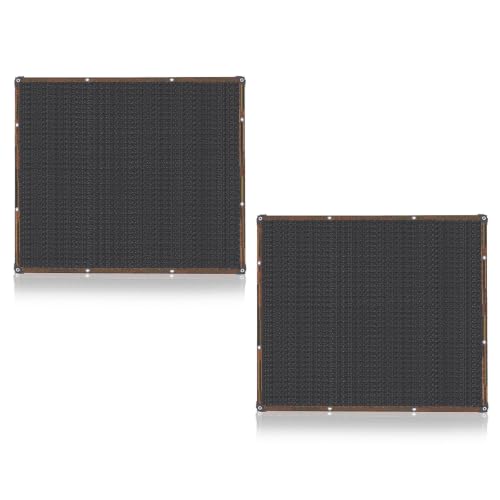 Store rectangulaire avec œillets Operitacx doté d'une toile d'ombrage indéformable