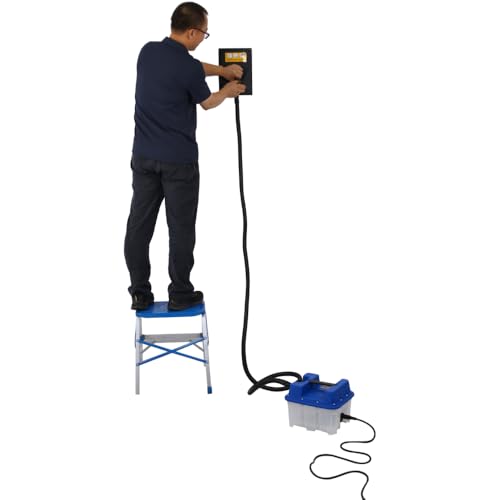 Wallpaper Steamer for Wallpaper Removal, 4.5L Steam Wallpaper Remover Steamer, Lightweight Wall Steamer with 70 Min Run Time, 7.8x11\" Plate, Eco-Friendly, Easy Stripping, Blue