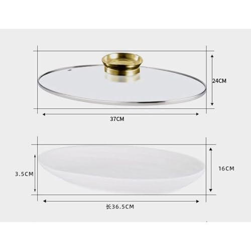 Pentola a vapore per pesce in acciaio inox, versatile per cuocere a vapore frutti di mare e arrostire tacchino, pentola ovale resistente con griglia, ideale per cucinare in casa (rosso)