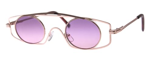 A.J. Morgan Eclectic Metal Cut-Out Sunglasses Round