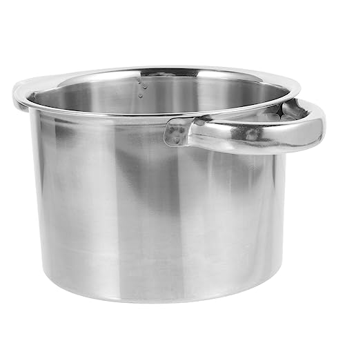 Alipis Stainless Steel Melting Boiler Pot for Cheese Butter Outer Boiler for Easy Heating Portable Practical for Home Bakery Use