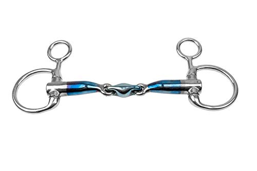 Trust Sweet Iron-Hanging cheek-eliptical-16mm Baucher-Trensen Doppelt gebrochen 12,5 cm