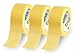 Produktbild V1 TRADE Kreppband 50 mm x 50 m - 3 Stück - Universal Malerkrepp Hilfreich beim Malen - Leicht Abnehmbar Abklebeband - Malerband Wasserdicht - Klebeband Gelb