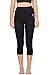 Delfin Women's Heat Maximizing Neoprene Anti Cellulite Fitness Capris, Black, M