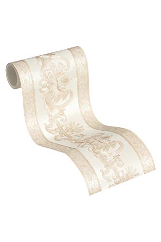 Frise murale beige métallique A.S. Création, finition luxe - 3