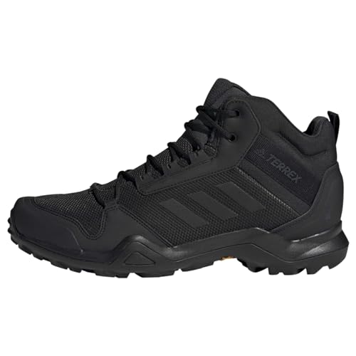 adidas Terrex Ax3 Mid Gtx, Trail, Hombre, Negro, 43 1/3 EU