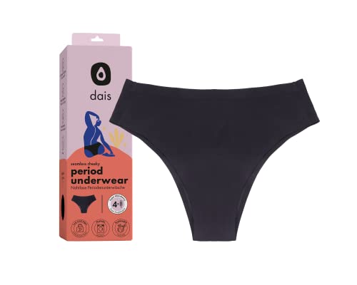 dais Perioden Unterwäsche ( Cheeky | S ) • Menstruationsunterwäsche mit Bio-Baumwolle im Intimbereich • Periodenslip waschbar • Auslaufsichere Unterhose Damen Cover