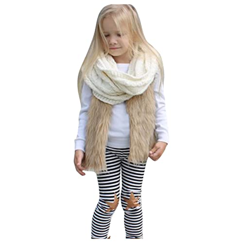 Kids Faux Fur Vest For Toddler Girl Winter Fleece Coat Outwear Thick Warm Waistcoat Outerwear Cardigan Tops Leopard Print Clothes #TOP25