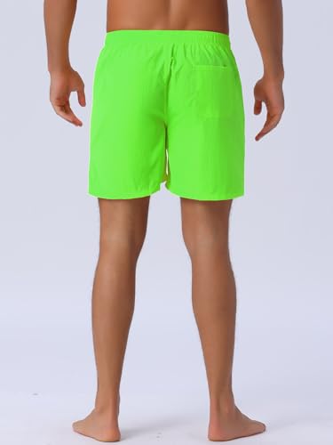 Men's Summer Colorful Elastic Waist Drawstring Surfing Board Shorts3