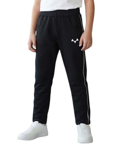 Image of Boys Regular Fit Cotton Pants, Track Pants and Lowers for Boys Age 4-14 Years Kids