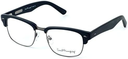 Ernest Hemingway 4629 Designer Eyeglasses in Matte Black & Gunmetal ; DEMO LENS