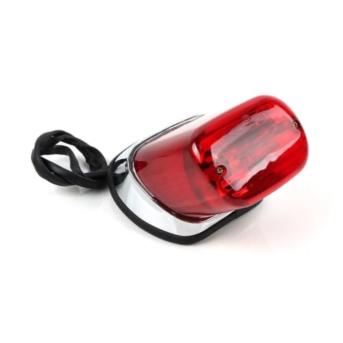 Feu arrière stop pour Yamaha Virago XV250 XV400 en ABS rouge