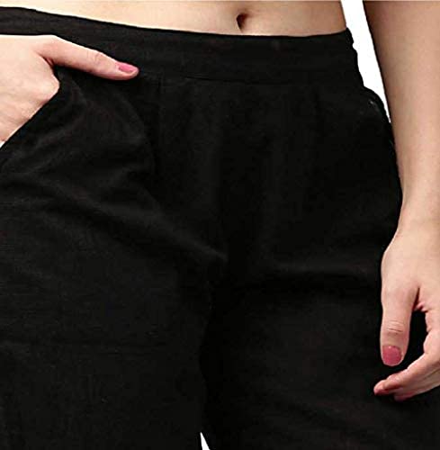 Image of Moirai Cotton Regular Fit Woman Trousers Pants Kurti Pant Daily Casual Formal Office Use