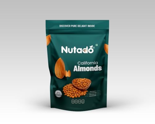 Image of NUTADO Premium California Almonds 1000g | Whole Natural Badam Giri | High Protein, High Fibre & Vitamin E | Crunchy Healthy Dry Fruits | Daily Nutrition