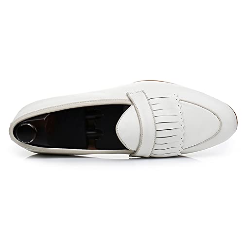 Mocasines Oxford de piel beige en talla 45: elegancia diaria para bodas y negocios 4