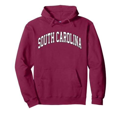 Retro South Carolina Souvenir South Carolina Red White Black Pullover Hoodie