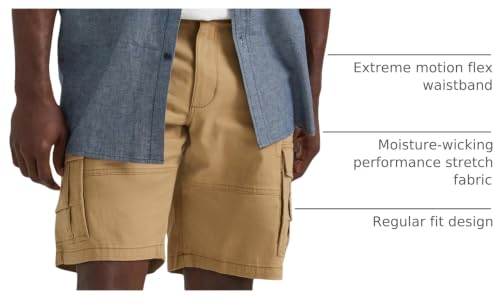 Lee Men's Extreme Motion Carolina Cargo Short, Bourbon, 36 - image 4