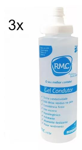 3- Gel Condutor Contato P/Ultrason Doppler Tens 300 Ml