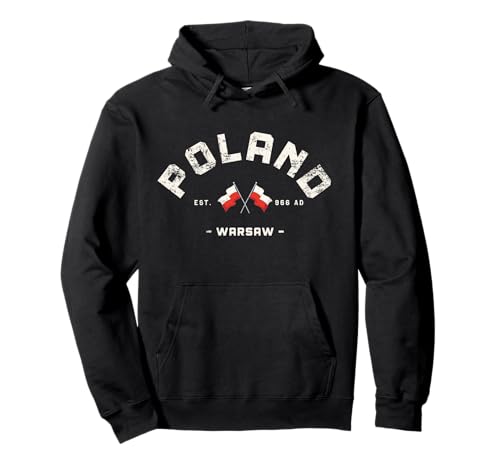 Polska Gift Pologne Drapeau Voyage en Pologne Cadeaux Sweat à Capuche