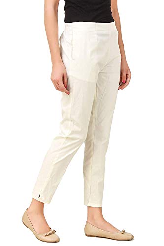 Image of SriSaras Women's Premium Cotton Trousers /Pants